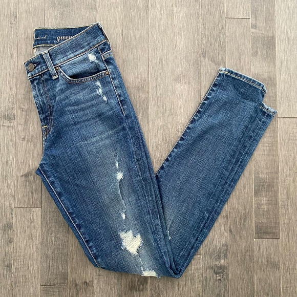 7 For All Mankind Denim - 7 For All Mankind Gwenevere High Rise Skinny Jeans